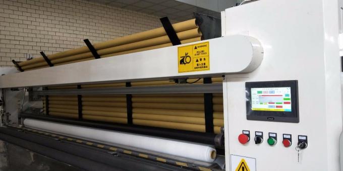 PLC Wallboard Rewinding Toilet Tissue Making Machine 7.5KW 2 Stands 6