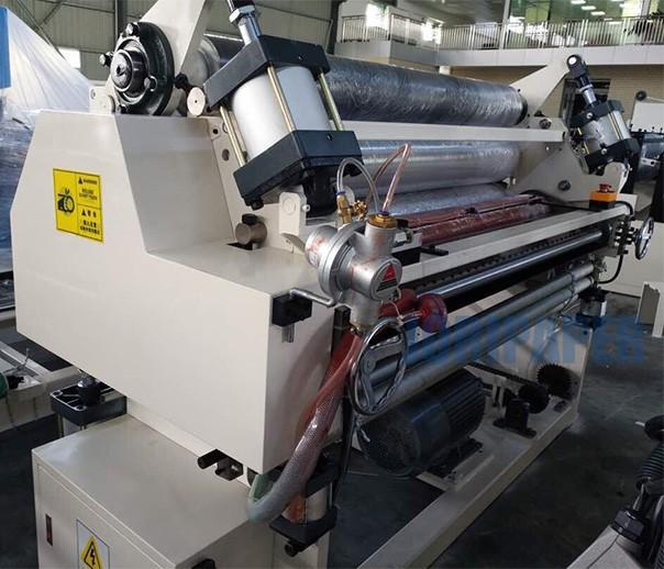 PLC Wallboard Rewinding Toilet Tissue Making Machine 7.5KW 2 Stands 10