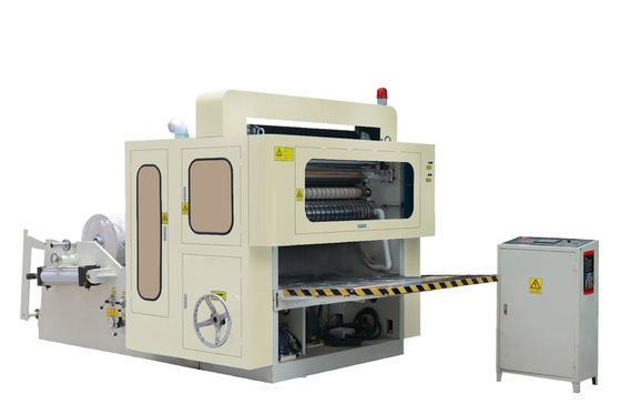 PLC W Folding 225mm Size 1300sheets / Min Tissue Paper Maker