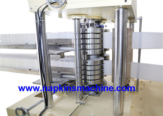 380V Color Printing 5.5KW Beverage Napkin Folding Machine