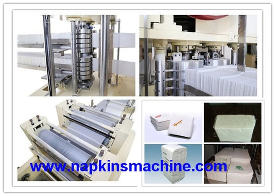 2200 Sheets/ Min 2 Layer folding Napkin Embossing Machine