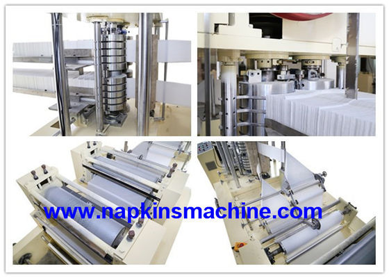 Jumbo Roll  Napkin Embossing Machine , 3000 pieces / Min Tissue Paper Production Machine