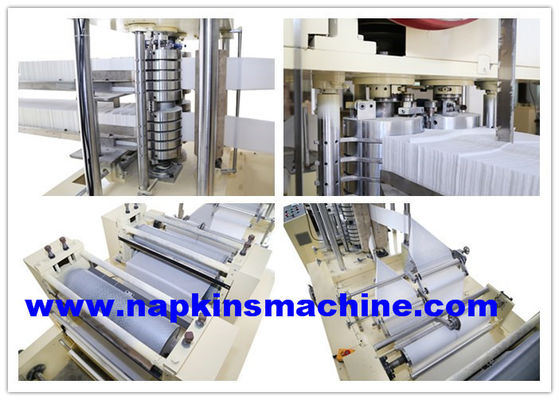 2 Layer Laminated Napkin Folding Machine , 2200 Sheets / Min Tissue Folder