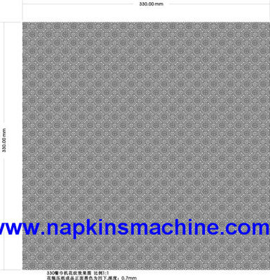 500 Sheet / Line Napkin Printer Machine , 220V Tissue Printing Machine