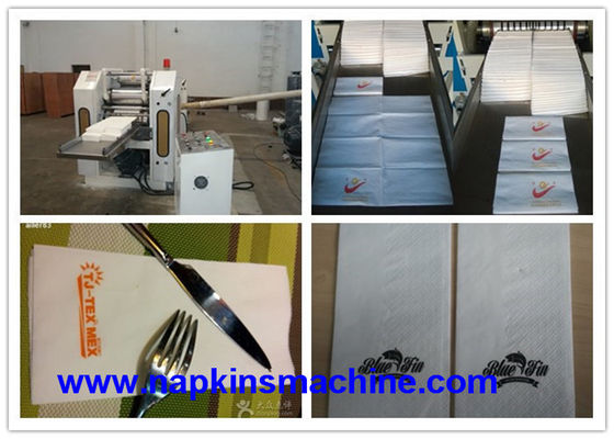 1600 Sheets / Min 430mm Dinner Napkin Folding Machine