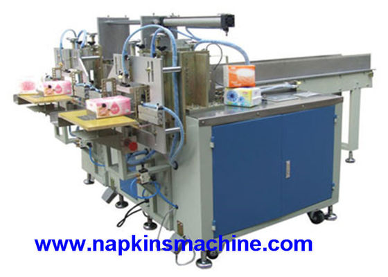 2 Lane 2.5KW Conveyor Belt Tissue Paper Packing Machine
