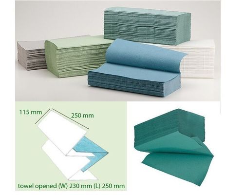 CE Two Fold 380V 50HZ 3200 sheets / Min Paper Towel Making Machine
