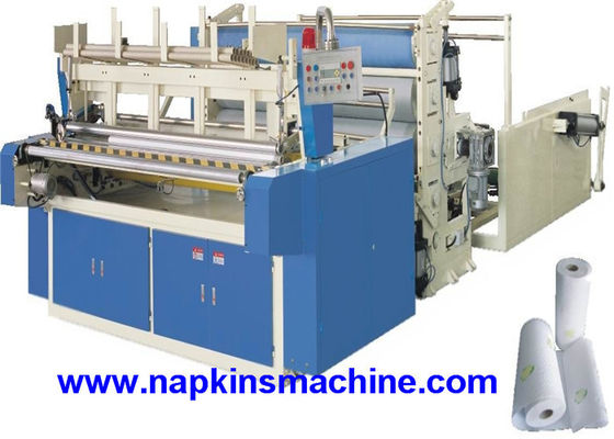 CE 2 Layer Slitting Rewinding Toilet Roll Making Machine