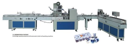 PLC Touch Screen Toilet Roll Packing Machine