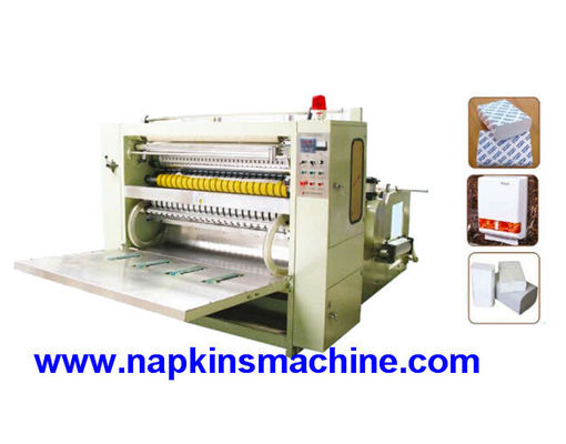 7.5KW V Fold Embossing Counting Unit Tissue Paper Maker Machine