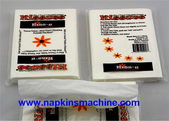 7.5KW V Fold Embossing Counting Unit Tissue Paper Maker Machine