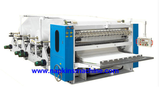 PLC V Fold 1260mm Width Facial Tissue Production Line