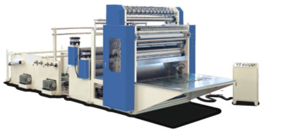 CE Certificated 380V Interfold V Folded Tissue Paper Machinery