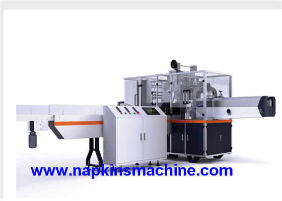High Capacity Facial Tissue Packing Machine / Handkerchief Making Machine