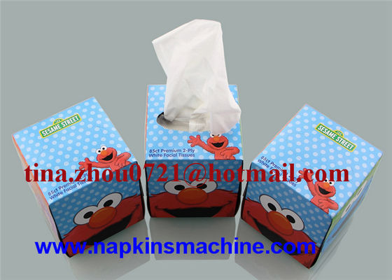 CE 60 Carton / Min Facial Tissue Packing Machine