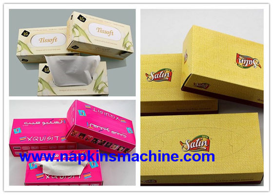 60 Carton / Min 5.1KW Sealing Tissue Packaging Machine