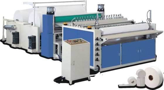 200 m / Min Embossed Jumbo Roll Paper Slitting Machine