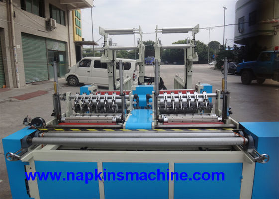 200 m / Min 380V Automatic Roll Slitter Rewinder / Tissue Manufacturing Machine