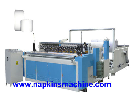 2 PCS 1400mm Width Rewinding Toilet Roll Making Machine