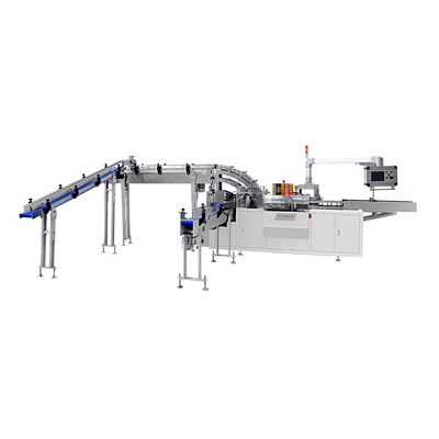 5.1kw CPP 85 pieces / Min Facial Tissue Packing Machine / Tissue Manufacturing Machine