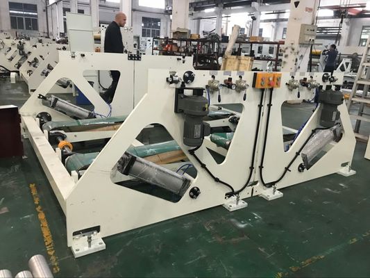 200 m / Min Embossed Jumbo Roll Paper Slitting Machine
