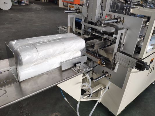 220V 50HZ Conveyor Belt Toilet Roll Packing Machine