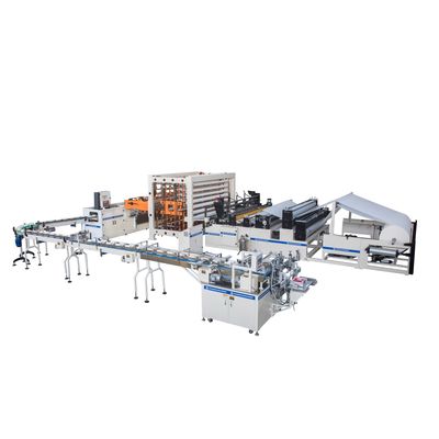 Adjustable Kitchen Towel Lamination Rewinding Machine 3500mm Roll