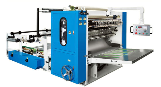 Soft Drawing 11KW Facial Tissue Production Line 4800sheets/min Interfold
