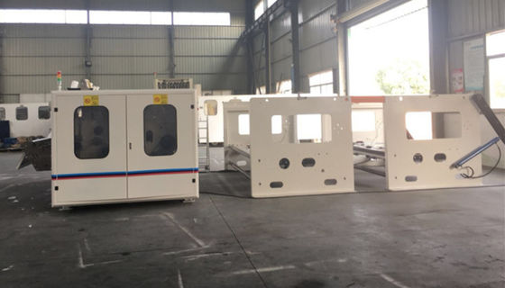 PLC Wallboard Rewinding Toilet Tissue Making Machine 7.5KW 2 Stands