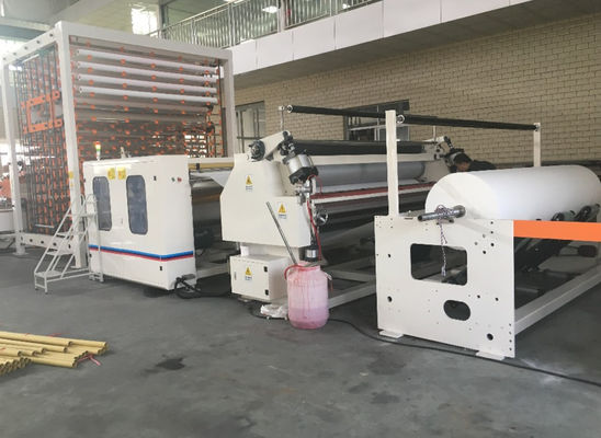 200m/ Min 3500mm Width Tissue Paper Roll Machine 7.5KW With Cutting