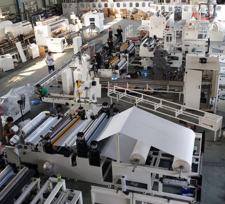 2850mm Width Toilet Roll Making Machine 200m/ Min 3HP Full Auto