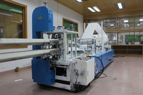 2 Deck Laminated 5.5KW Color Printing Napkin Folding Machine